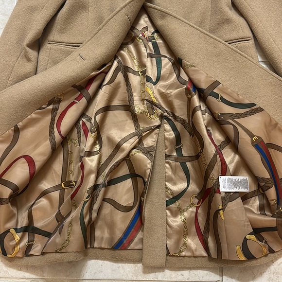 Lauren Ralph Lauren Tan Trench coat Wool Blend. - Picture 7 of 8